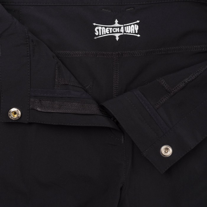 Брюки женские 145F71 цвет чёрный, р-р 46 (M)