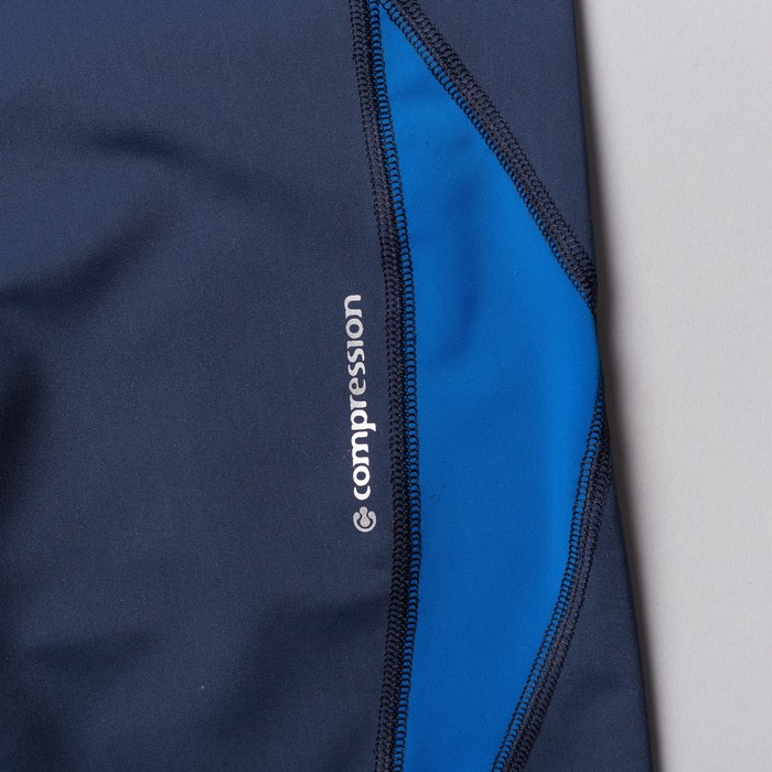 Легинсы женские компрессионные 195F17-1 цвет синий, размер 40-42 (XS)