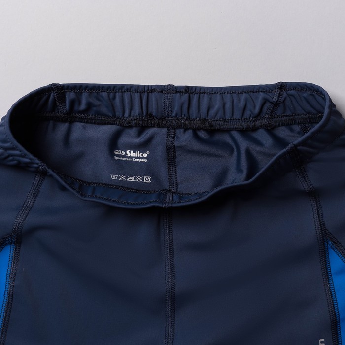 Легинсы женские компрессионные 195F17-1 цвет синий, размер 46 (M)