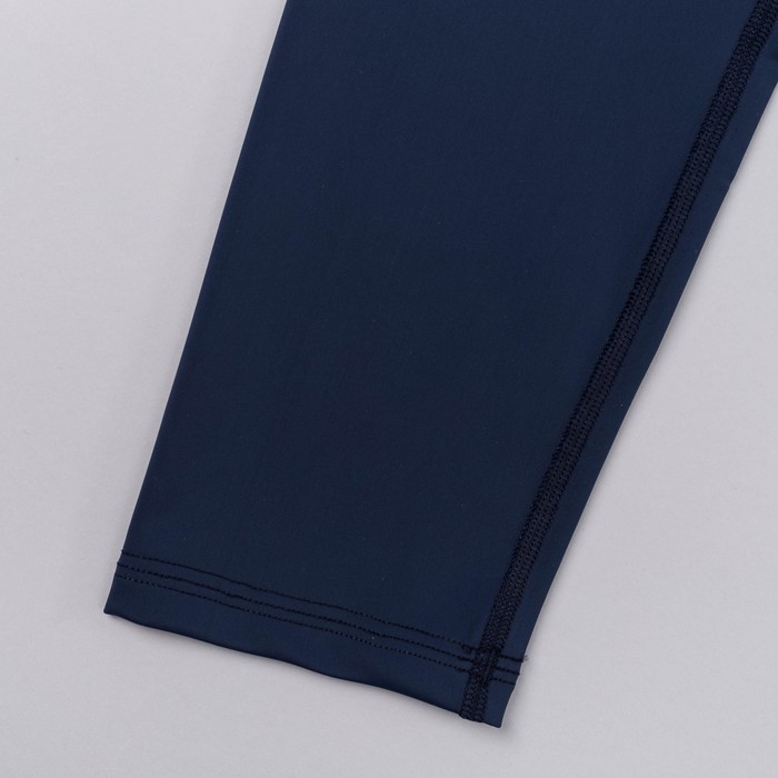 Легинсы женские компрессионные 195F18 цвет синий, размер 50 (XL)