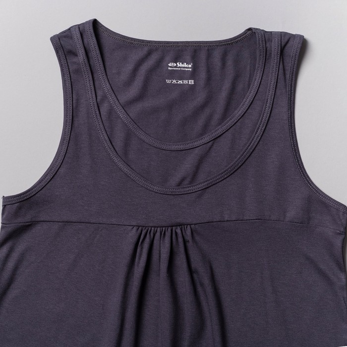 Майка женская (футболка) 021F34 цвет тёмно-серый, р-р 50 (XL)