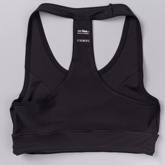 Топ женский (футболка) 195F31 цвет чёрный, р-р 46 (M)