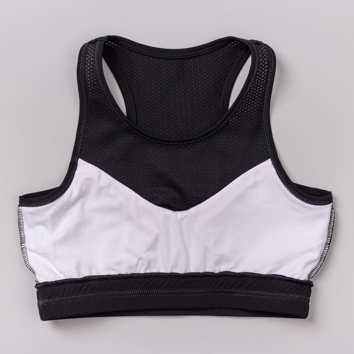 Топ женский (футболка) 195F34 цвет чёрный/коралл, р-р 52 (XXL)