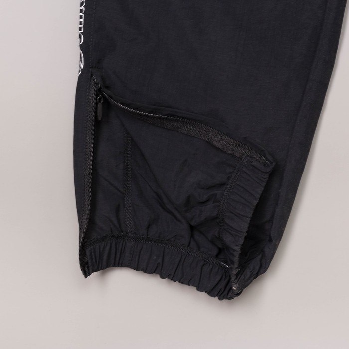 Брюки мужские 215F98 цвет чёрный, р-р 54-56 (XXL)