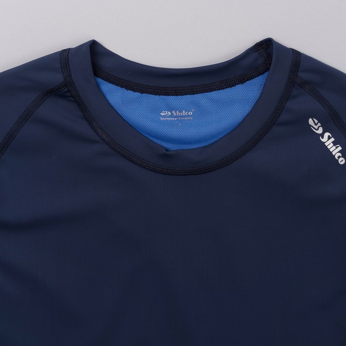 Рашгард мужской 195F22 цвет синий, р-р 48-50 (L)