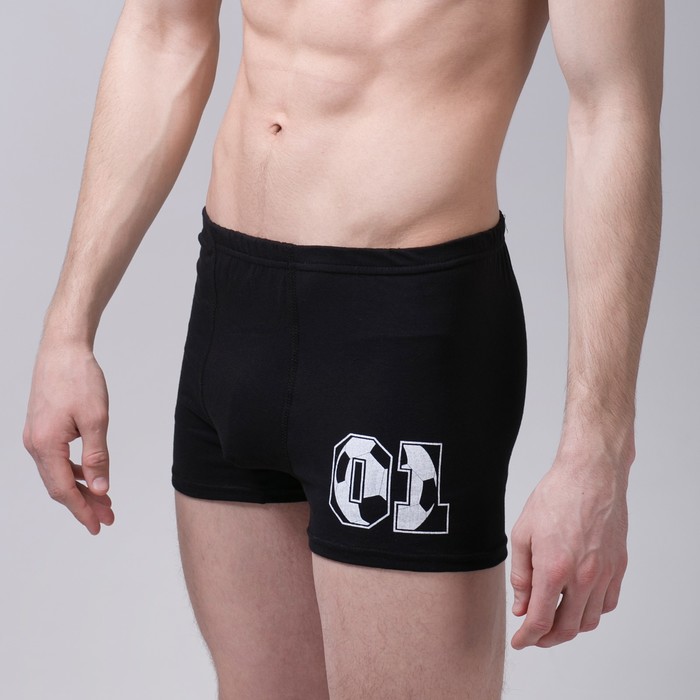 Трусы мужские KAFTAN "Футбол 01", чёрный, размер 46