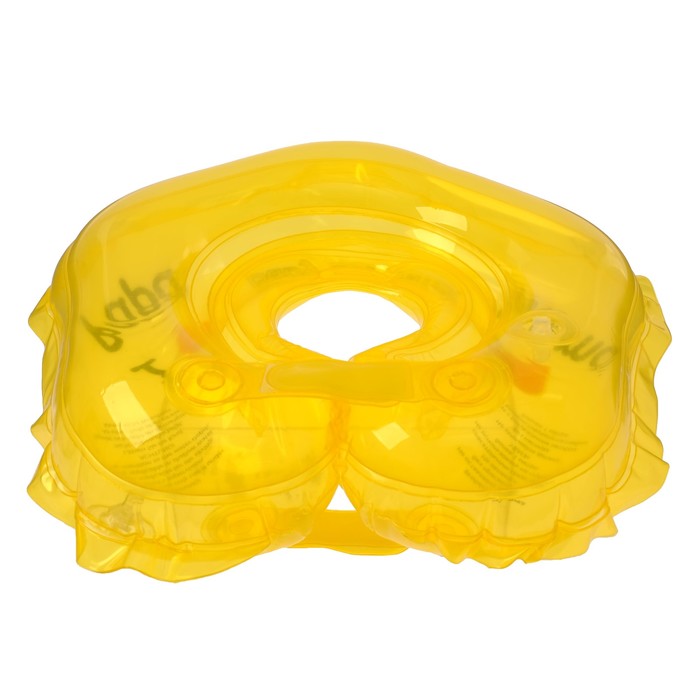 Круг на шею для купания, полноцветный, цвет жёлтый