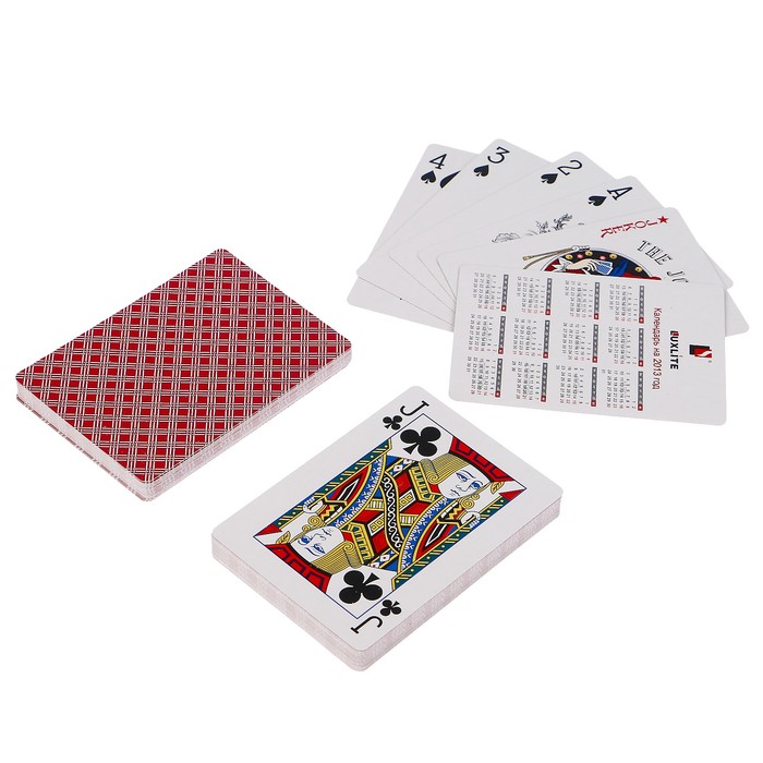 Карты для покера "Poker", красная рубашка