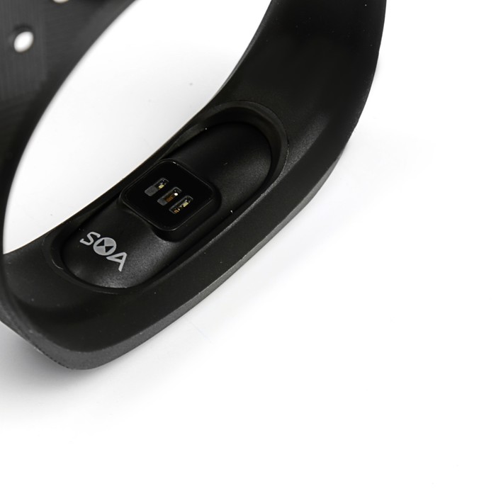 Фитнес-браслет SMA B2, с оптическим датчиком пульса и давления, черный