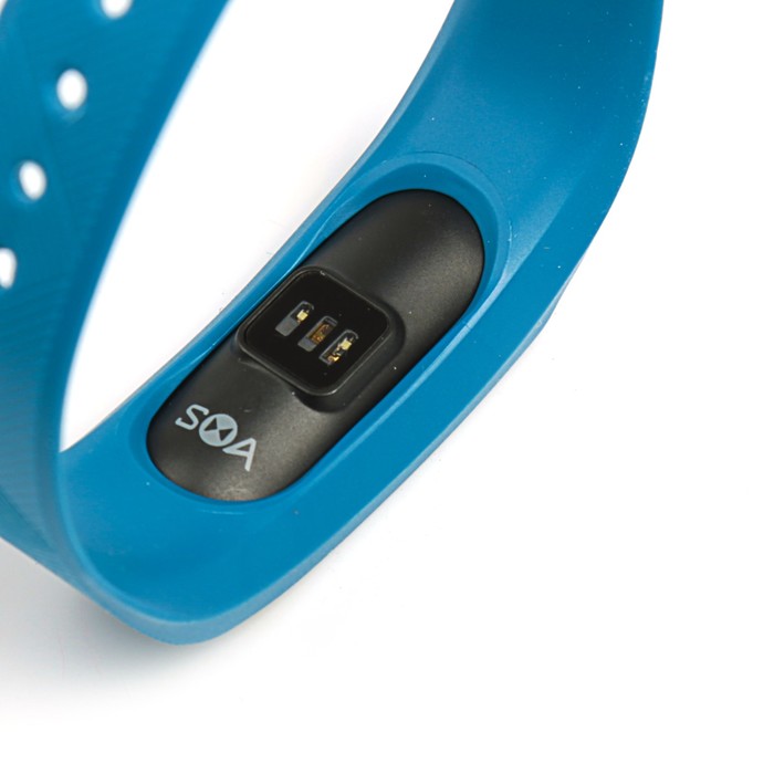 Фитнес-браслет SMA B2, с оптическим датчиком пульса и давления, синий