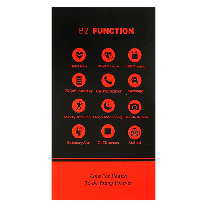 Фитнес-браслет SMA B2, с оптическим датчиком пульса и давления, мятный