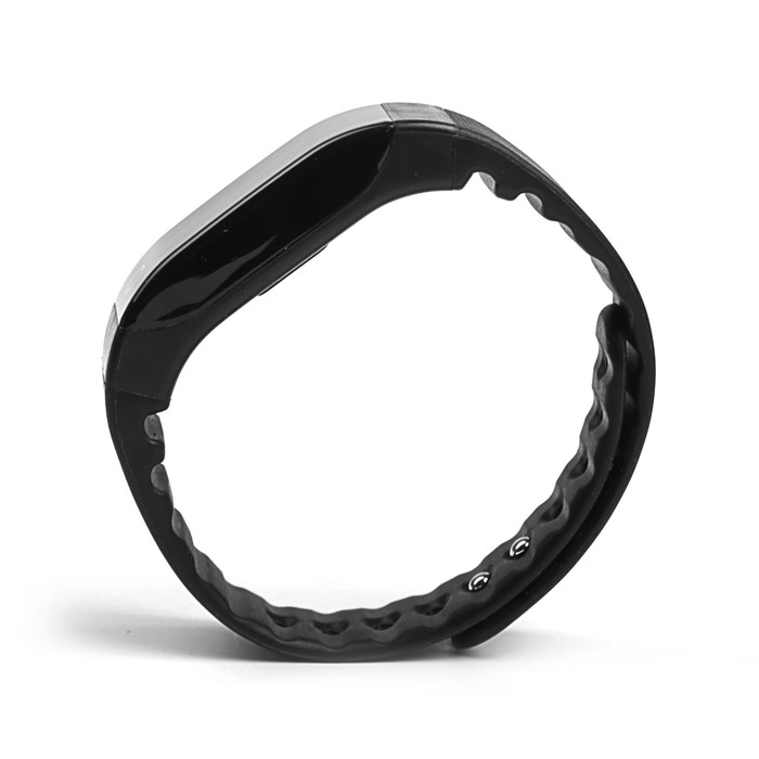 Фитнес-браслет SMA Coach, с оптическим датчиком пульса и давления, черный