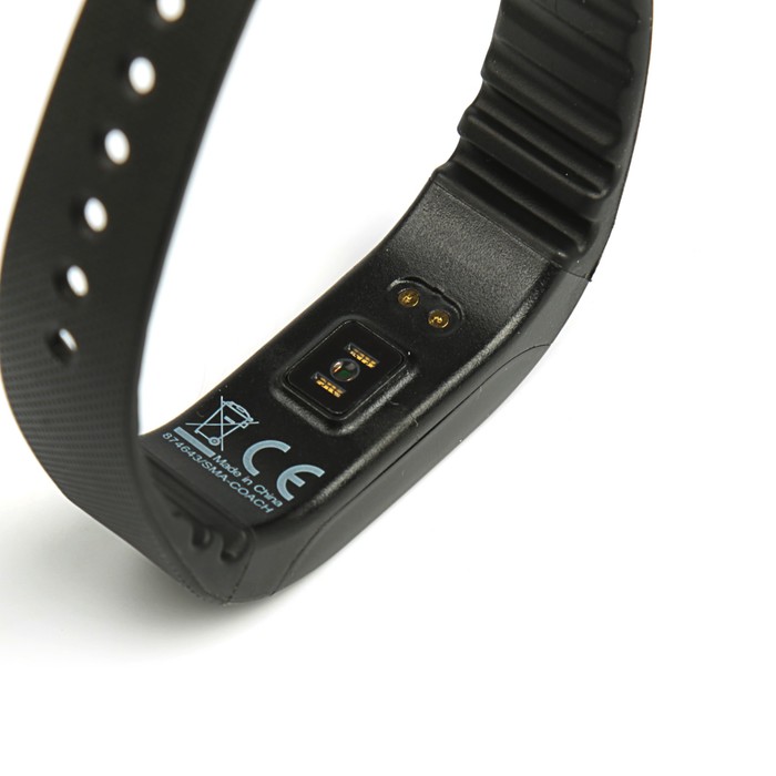 Фитнес-браслет SMA Coach, с оптическим датчиком пульса и давления, черный