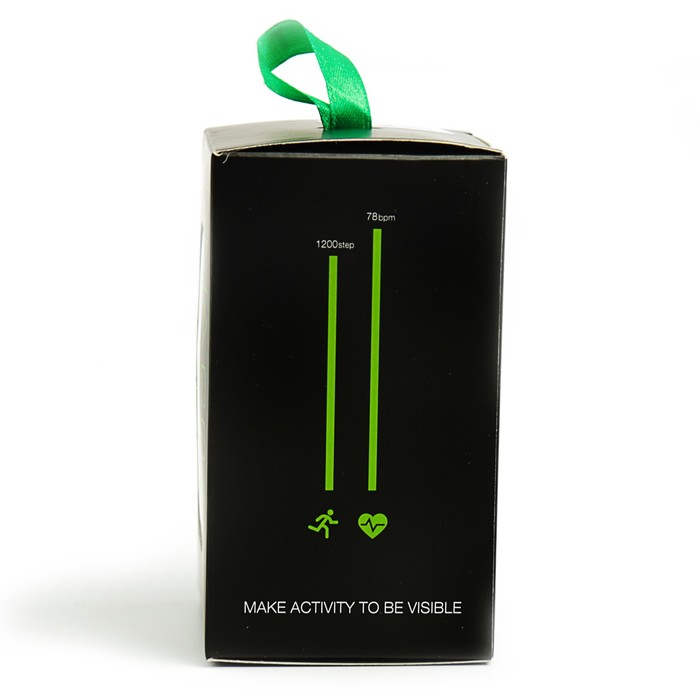 Фитнес-браслет SMA Coach, с оптическим датчиком пульса и давления, черный