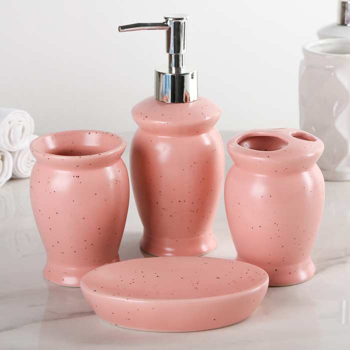 Набор аксессуаров для ванной комнаты, 4 предмета