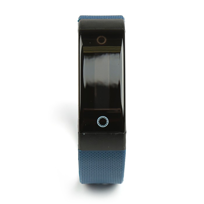 Фитнес-браслет SMA Coach, с оптическим датчиком пульса и давления, синий