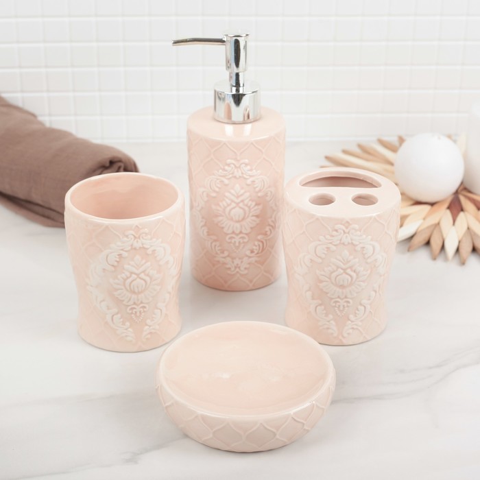 Набор аксессуаров для ванной комнаты, 4 предмета
