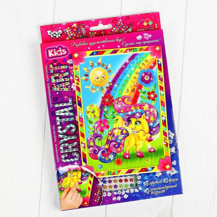 Набор креативного творчества «Самоклеящиеся кристаллы» серии «Crystal Art» Cart-01-07