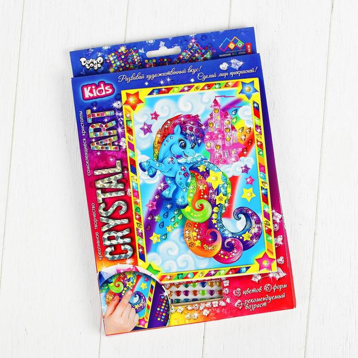 Набор креативного творчества «Самоклеящиеся кристаллы» серии «Crystal Art» Cart-01-08