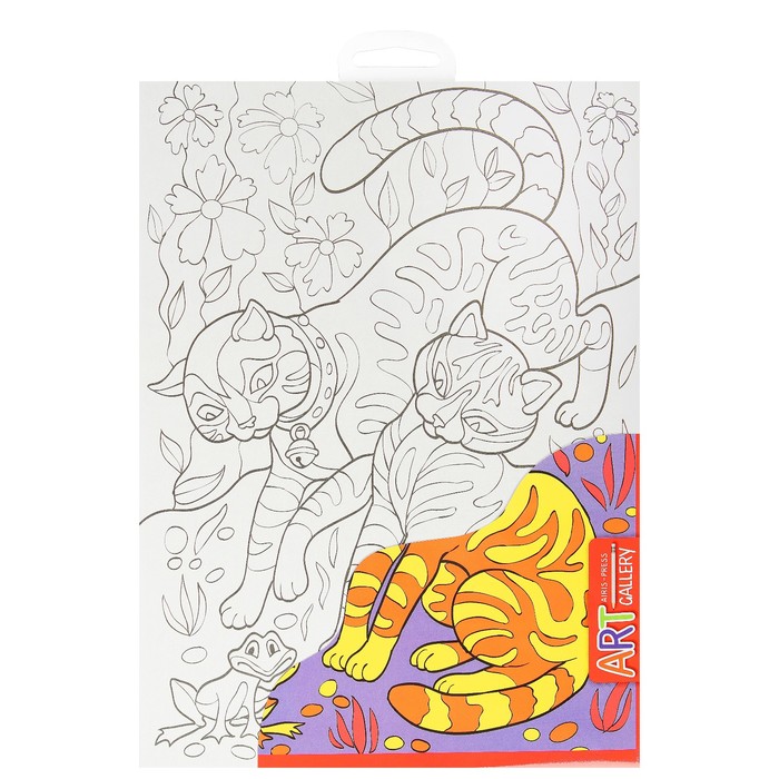 Основа для творчества средняя "Играющие котята"