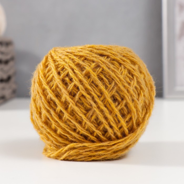 Пряжа "Акрил" 100% акрил, 108м/42гр (Горчица)