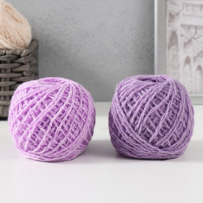 Пряжа "Акрил" 100% акрил, 108м/42гр (Светлая сирень)