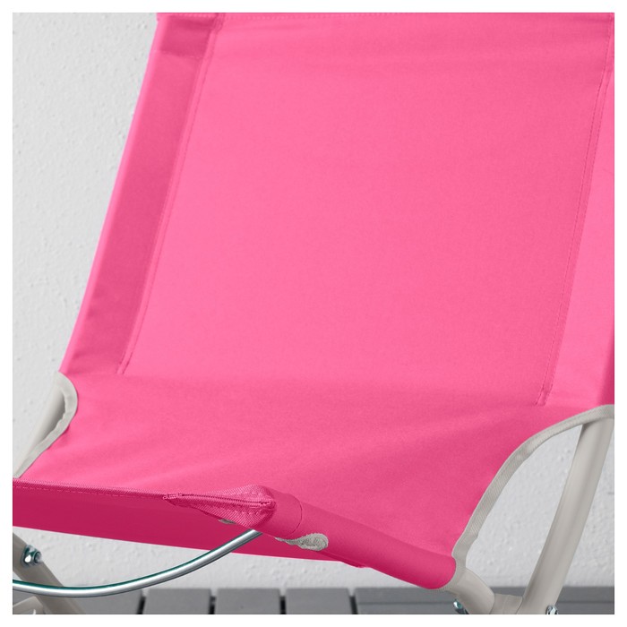 Пляжный стул ХОМЭ, макс нагрузка до 100 кг, розовый