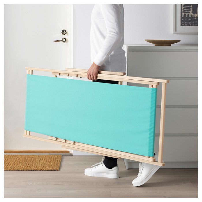 Пляжный стул МЮСИНГСО, нагрузка до 100 кг, бирюзовый