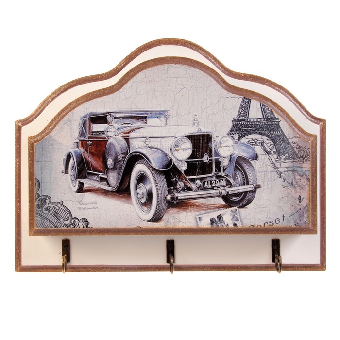 Ключница открытая с карманом "Авто" 19х25,5 см