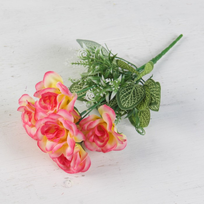 Букет "Розы с завитками" 30 см, микс