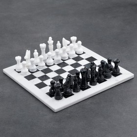 Шахматы «Элит»,темная  доска 30х30 см, оникс Ош