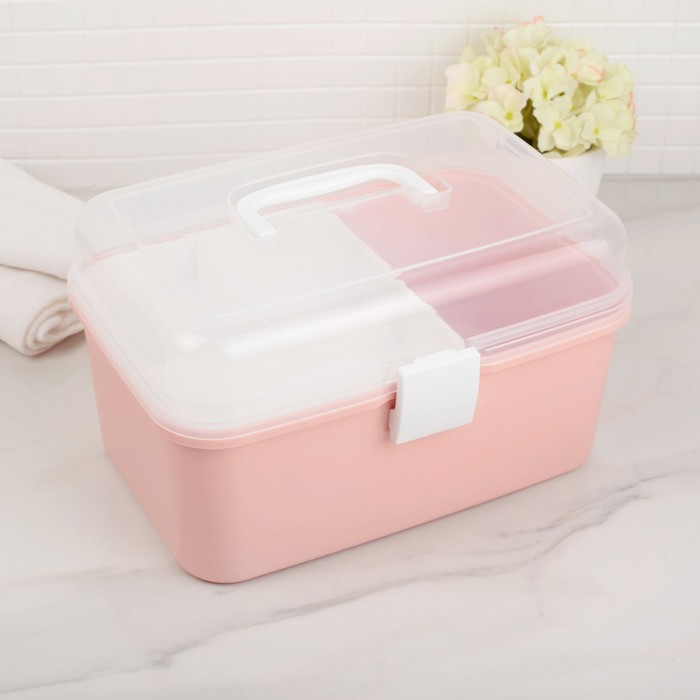 Бокс для хранения, 26х18х15 см, цвет МИКС