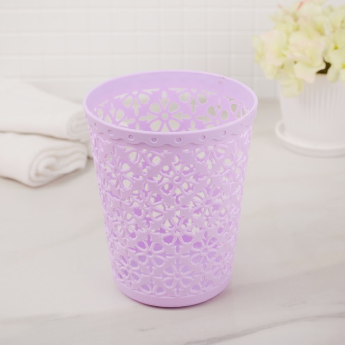 Корзина для хранения 11х11х13 см, цвет МИКС