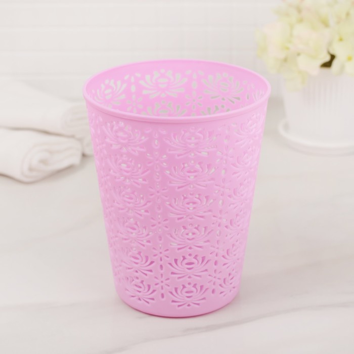 Корзина для хранения 11х11х14 см, цвет МИКС