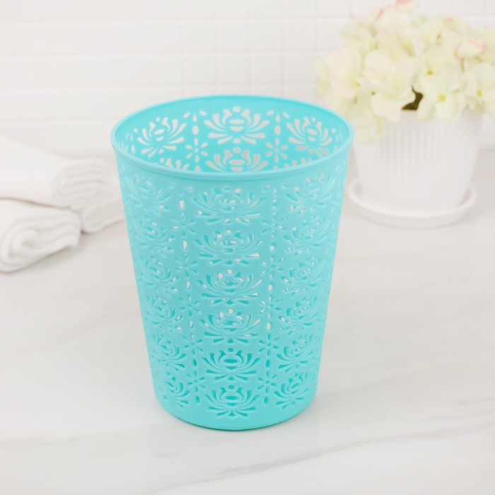 Корзина для хранения 11х11х14 см, цвет МИКС