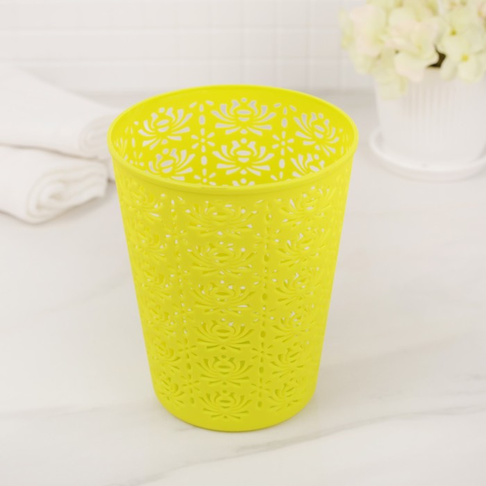 Корзина для хранения 11х11х14 см, цвет МИКС