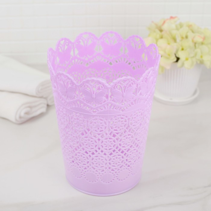 Корзина для хранения "Бабочки" 14х14х17,5 см, цвет МИКС