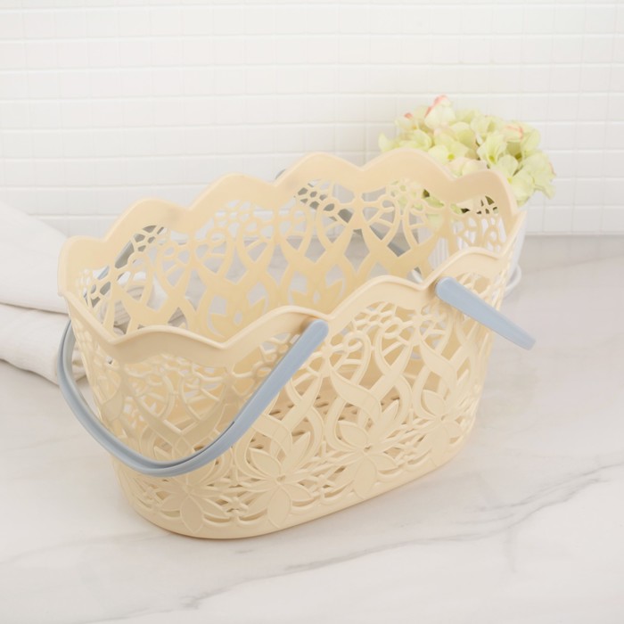 Корзина для хранения 30,5х17,5х27 см, цвет МИКС