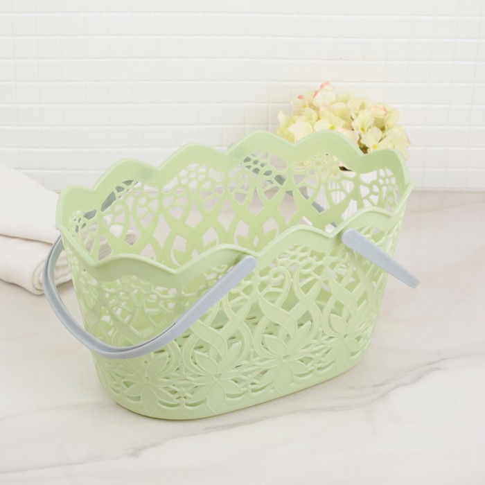 Корзина для хранения 30,5х17,5х27 см, цвет МИКС