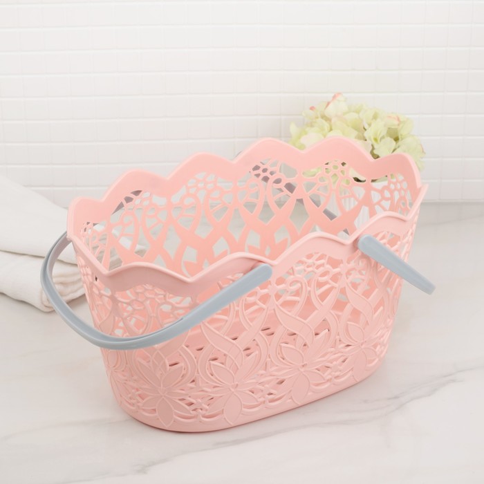 Корзина для хранения 30,5х17,5х27 см, цвет МИКС