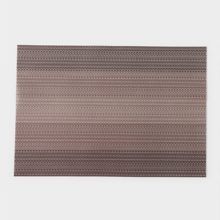 Салфетка сервировочная на стол «Вензеля», 45×30 см, цвет бежевый