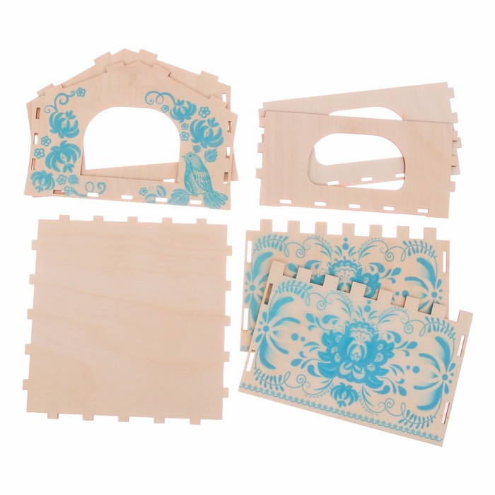 Скворечник "Гжель"