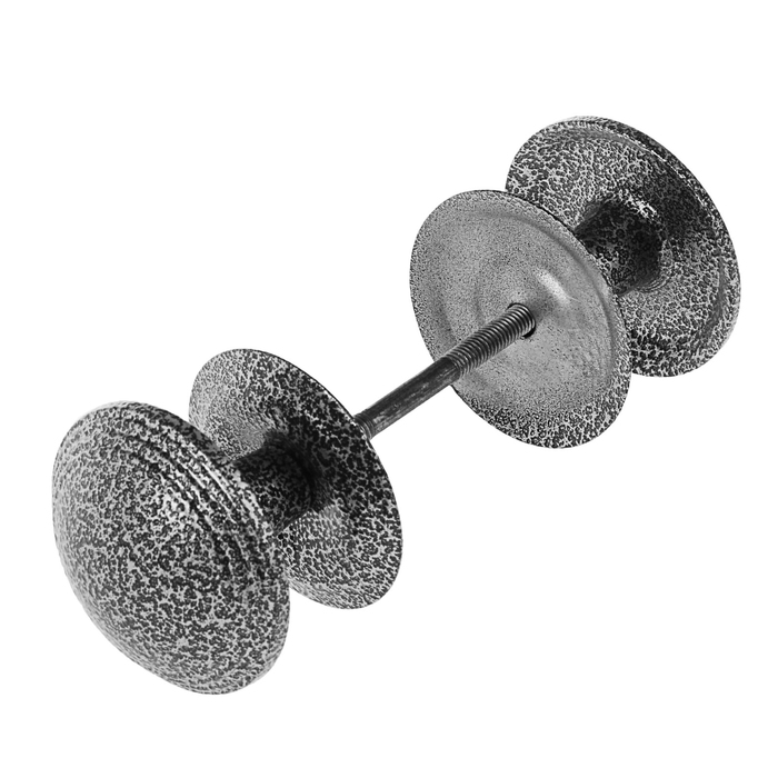 Ручка дверная РДК-115, цвет античное серебро