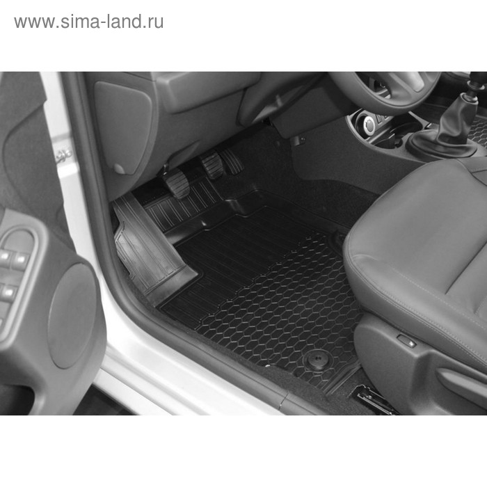 

Коврики салона Rival для Nissan Terrano III 5-дв. (2WD/4WD) 2017-н.в., полиуретан, с крепежом, с перемычкой, 5 шт., 14701007
