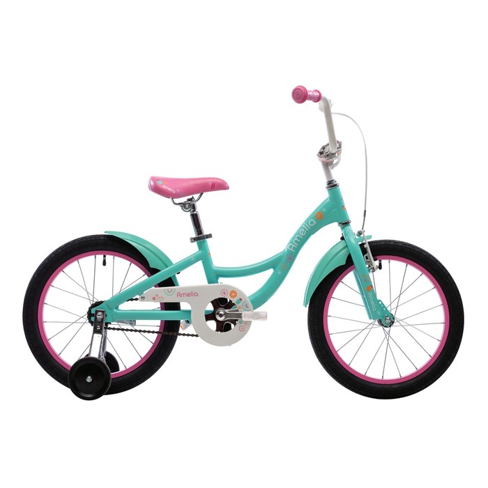 Велосипед 18" Pride Amelia, 2018, цвет розовый/мятный