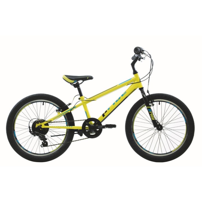 Велосипед 20" Pride Jack 6, 2018, цвет лайм/голубой/черный