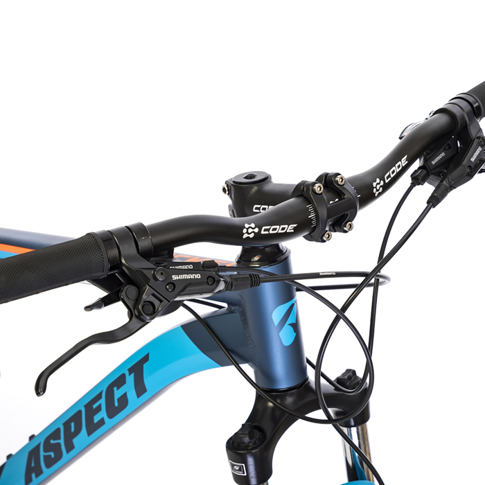 Велосипед 26" ASPECT NICKEL, 2018, цвет синий, размер 20"