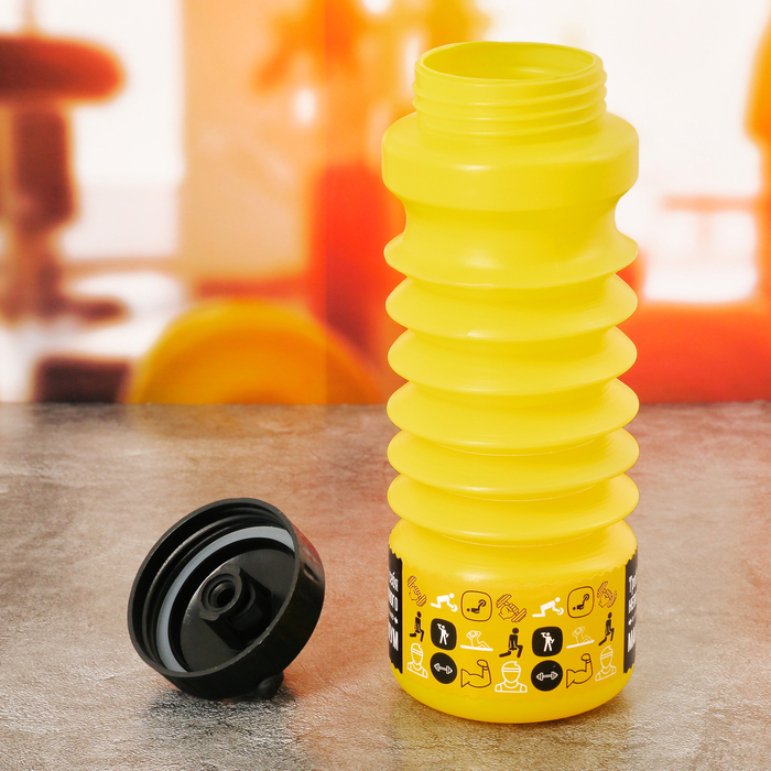 Набор "Требуй от себя невозможного", бутылка для воды 450 мл, скакалка 280 см