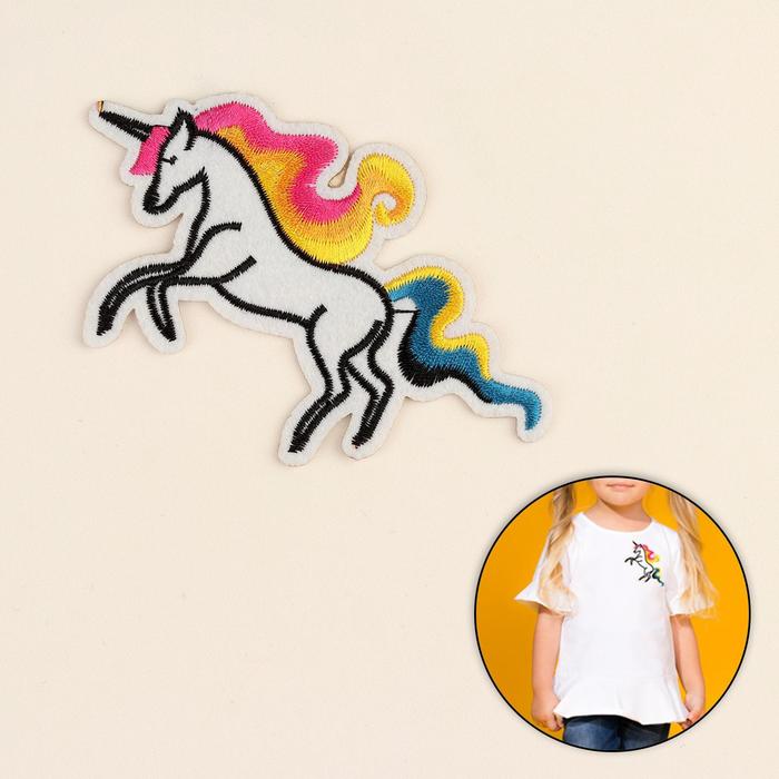 Термоаппликация "Единорог", 11*6,5см