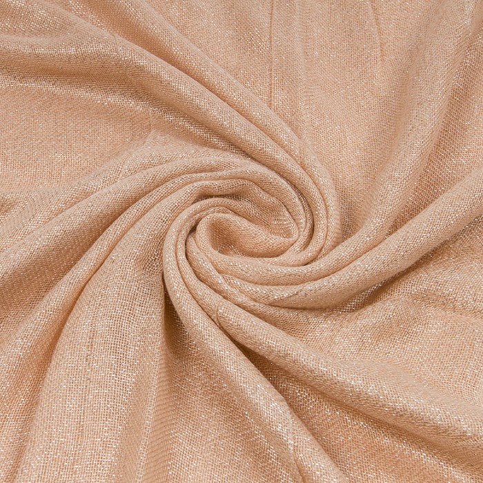 Палантин текстильный PS1827_3 цвет бежевый, размер 80х180